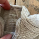 Beige Waffle Long Sleeve Onesie | Carter's