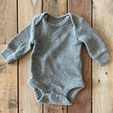Grey Waffle Long Sleeve Onesie | Carter's