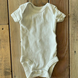 Plain White Short Sleeve Onesie | Carter's