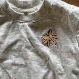 White with Palm Print T-Shirt | 0-3 mo | Stitch & Stone