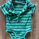 Green Stripe Polo | 0-3 mo | Carter's