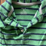 Green Stripe Polo | 0-3 mo | Carter's