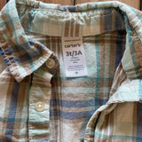 Plaid Short Sleeve Button Up | Carter's