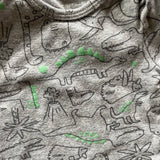 Gray Dino Onesie | 0-3 mo | Carter's