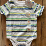 Striped Onesie | 0-3 mo | Garanimals