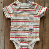 Striped Onesie | 0-3 mo | Garanimals