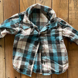 Plaid Long Sleeve Shirt | 0-3 mo | Carter's