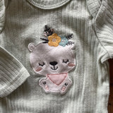 Ribbed Cute Bear Onesie | newborn | Sterling Baby