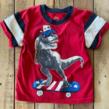 Skateboarding Dino Tee