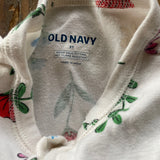 Floral Zip Up Pajama | 3T | Old Navy