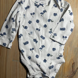 Blue Flowers Long Sleeve Onesie | Carter's