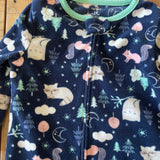 Sleepy Woodland Creatures Zip Up Pajama | Carter's