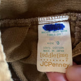 Vintage Light Brown Overall | 3T | JCPenny