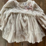 Lace Fancy Tulle Dress | 9-12 mo | Nannette Baby