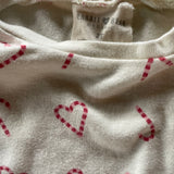 Organic Candy Cane Pajama Set | 2T | Rabbit + Bear