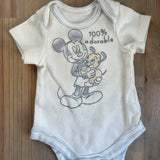 100% Adorable Mickey Onesie | newborn