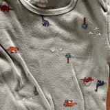 Green Moss Dino Onesie | 12-18 mo | Carter's