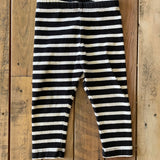 Black & White Striped Leggings | Old Navy