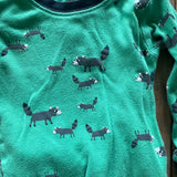 Green Fox Pajama Set | 12-18 mo | Carter's