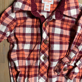 Plaid Long Sleeve Button Up Onesie | Cat & Jack