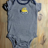 Short Sleeve Striped Truck Onesie | Carter's
