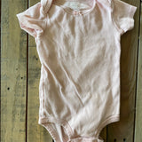 Light Pink Short Sleeve Onesie | Carter's