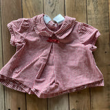 Gingham Doll Top | 3-6 mo | Cherokee Baby