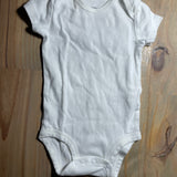 Plain White Short Sleeve Onesie | Carter's