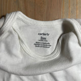 Plain White Short Sleeve Onesie | Carter's