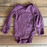 Purple Polka Dot Long Sleeve Onesie | Carter's