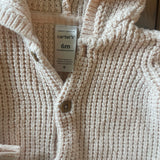 Knit Hooded Cardigan | 3-6 mo | Carter's