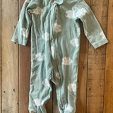 Head in the Clouds Zip Up Pajama | 3-6 mo | Carter's