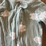 Head in the Clouds Zip Up Pajama | 3-6 mo | Carter's