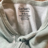 Head in the Clouds Zip Up Pajama | 3-6 mo | Carter's