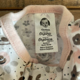 Organic Flower Zip Up Pajama | Gerber
