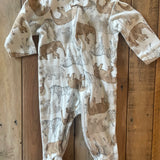 Safari Zip Up Pajama | 3-6 mo | Carter's