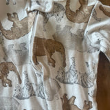 Safari Zip Up Pajama | 3-6 mo | Carter's