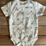 Cool Bunny Short Sleeve Onesie | Rabbit + Bear