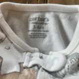 Safari Zip Up Pajama | 3-6 mo | Carter's