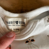 Cool Bunny Short Sleeve Onesie | Rabbit + Bear