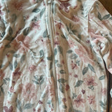 Flowers Zip Up Pajama | 6-9 mo | Gerber
