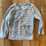 Dog Stripe Side Snap Top | 6-9 mo | Carter's