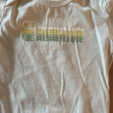 White Champion Onesie | 6-9 mo