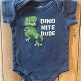 Dino-Mite Dude Onesie | 6-9 mo | HB