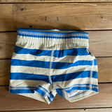 Color Block Striped Swim Trunks | Hanna Anderson