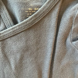 Dusty Blue Side Snap Onesie | 6-9 mo