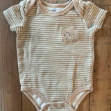 Stripe with Pocket Onesie | 6-9 mo | Little & Loved