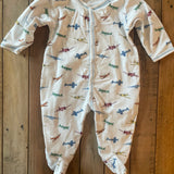 Little Plane Zip Up Pajama | 6-9 mo