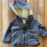 Dino Hoodie Fleece Jacket | 18-24