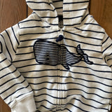 Stripe Whale Jacket | 9-12 mo | Carter's